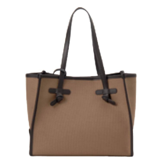 [オータムブランドコレクション]［9］【GIANNI CHIARINI】ジャンニキャリー二 トートバッグ  CANAPA-ESPRESSO-ESPRESSO