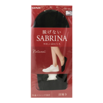 【SABRINA】サブリナ　フットカバー 深履き　ブラック