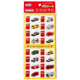トミカ 図鑑シール 緊急車両