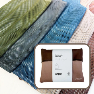【ARPE】アルペ　メッシュバッグ　CHESTNUT BROWN
