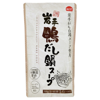 岩手鴨だし鍋スープ  750g