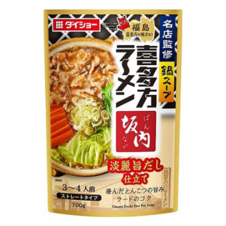 ダイショー 名店監修鍋スープ 喜多方ラーメン坂内淡麗旨だし  700g
