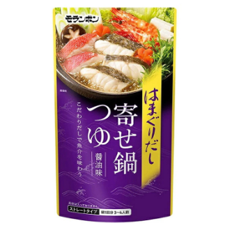 モランボン はまぐり寄せ鍋つゆ 醤油味  750g