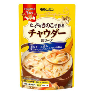 モランボン たっぷりきのこで作るチャウダー用スープ  750g