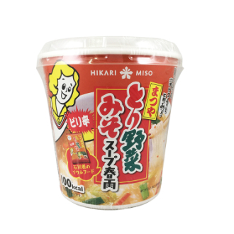 ピリ辛とり野菜みそスープ春雨