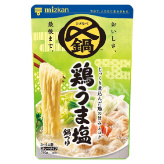 ミツカン 〆まで美味しい 鶏うま塩鍋つゆ  750g