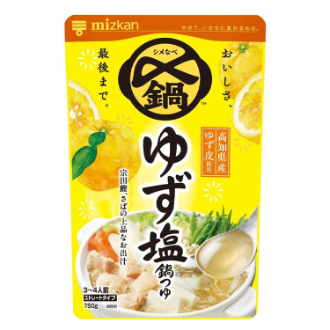 ミツカン 〆まで美味しい ゆず塩鍋つゆ  750g