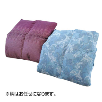 [オータムビッグセール]お買い得 羽毛布団  シングルサイズ（柄はお任せ）【完売】
