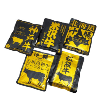 [オータムビッグセール]ご当地カレー詰め合わせセット(石垣・十勝・米沢・神戸・松阪)