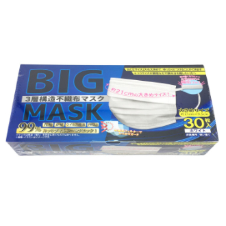 BIG MASK ビッグマスク  3層構造 30枚