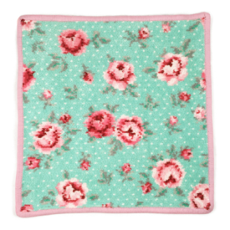 【FEILER】フェイラー　タオルハンカチ　MON PETIT VERT　candy pink