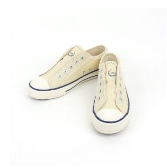 Hashed Coorde(ハッシュドコーデ)  スニーカー ヒモなしスリッポン　白　24.5cm(39)