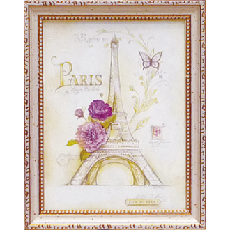 ミニゲルアートフレーム　アンジェラ スターリング　「エッフェルタワーローズ」