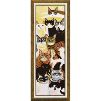 糸井忠晴　「ねこ集会」