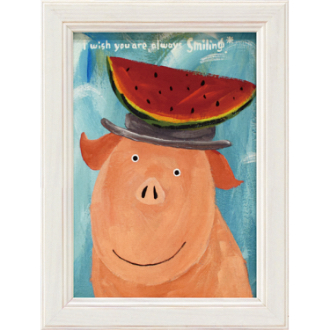 武内祐人　「ブタ　(スイカ)」