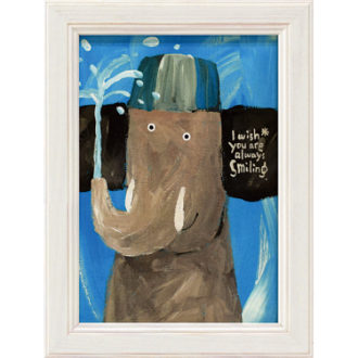 武内祐人　「ぞう　(水浴び)」