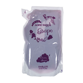 サニープレイス　ナノサプリ　クレンジングシャンプー　グレープ　（詰め替え用）