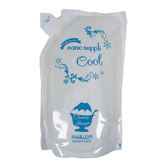 サニープレイス　ナノサプリ　クレンジングシャンプー　クール（詰め替え用）