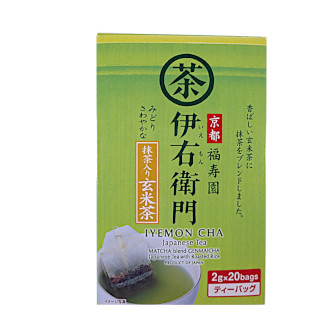 京都福寿園 伊右衛門 抹茶入り 玄米茶ティーバッグ