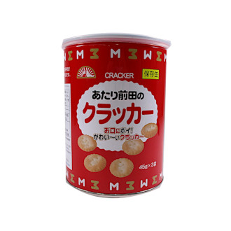 前田製菓 あたり前田のクラッカー保存缶