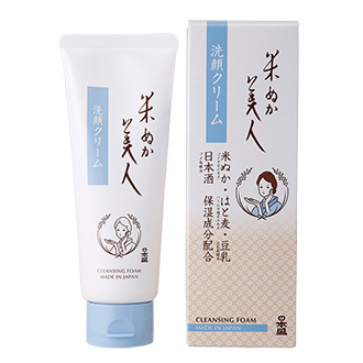 日本盛 米ぬか美人洗顔クリーム