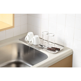 【AUX】オークス  水が切れるちょい置きトレー スリム