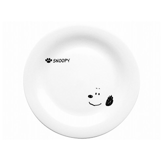 【SNOOPY】スヌーピー PEANUTS(ピーナッツ)  シンプルフェイス ケーキプレート(20cm)