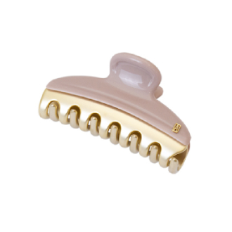 【ALEXANDRE DE PARIS】アレクサンドル ドゥ パリ　ヴァンドームクリップM　ICCM-15571-02　BEIGE-B