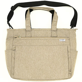 【anello】アネロ GRANDE　軽量はっ水 2WAYトート　ベージュ