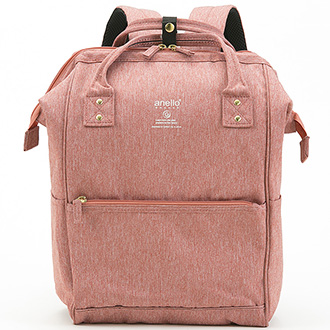 【anello】アネロ GRANDE　軽量はっ水 口金リュックＲ　ピンク