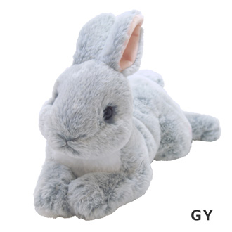 ひざうさぎ ぬいぐるみ グレー