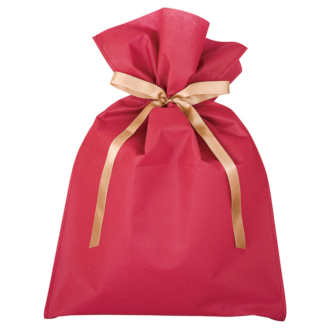 不織布リボン付バッグエンジL