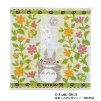 となりのトトロ 花畑 ウォッシュタオル