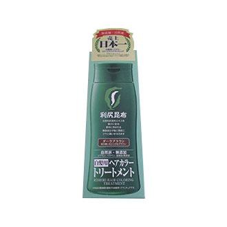 利尻昆布 白髪用ヘアカラートリートメント ダークブラウン 200ｇ(ダークブラウン): ビジター表示商品｜ファンビ寺内ネットストア