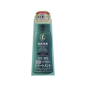 利尻昆布 白髪用ヘアカラートリートメント ブラック 200g