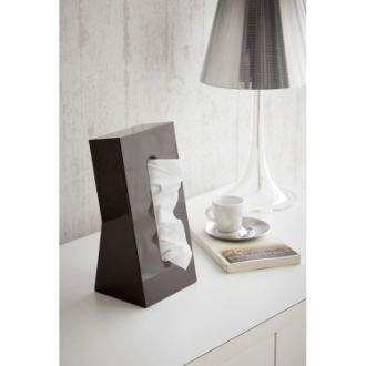 ティッシュケース　スマート　ブラウン