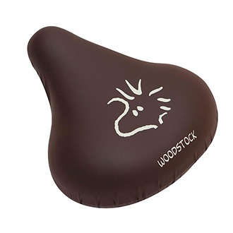 【SNOOPY】スヌーピー　サドルカバー　大型　 ウッドストックフェイス