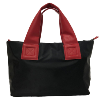 【B-Style】ナイロントートバッグ　BLACK/RED