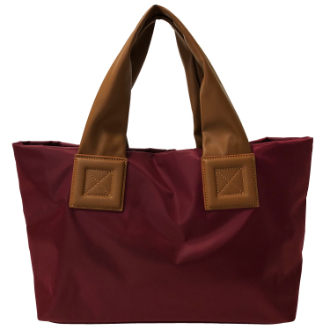 【B-Style】ナイロントートバッグ　WINE
