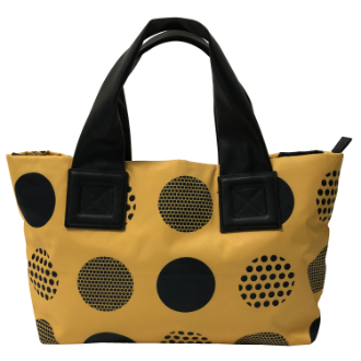 【B-Style】ナイロントートバッグ　水玉YELLOW