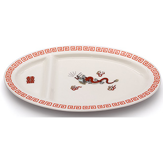 おまち堂 ギョウザ皿 龍