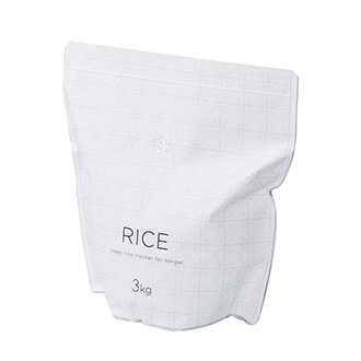 【MARNA】マーナ 極お米保存袋（３kg袋×２枚入り）