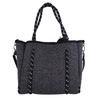 【イグジスタンス】ダイバー素材 ２wayトートバッグ　CHARCOAL GRAY