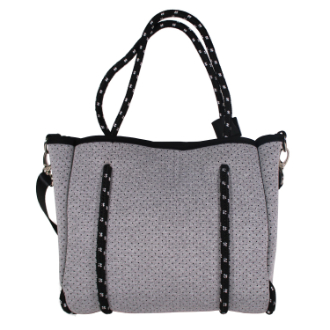 【イグジスタンス】ダイバー素材 ２wayトートバッグ　MIX GRAY