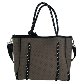 【イグジスタンス】ダイバー素材 ２wayトートバッグ　MOCA KAHKI