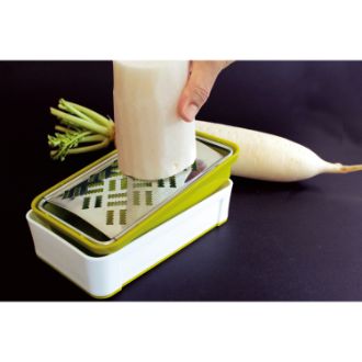 スーパーおろし器 グリーンホワイト
