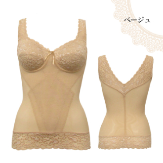 【EPARINA】レディメイク多機能シリーズ　ボディシェイパー　ベージュ　3L