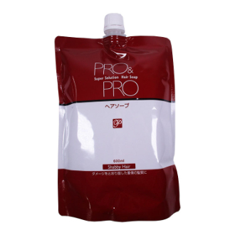 パシフィックプロダクツ　プロ&プロ ヘアソープ スーパーソリューション詰替え600ｍｌ