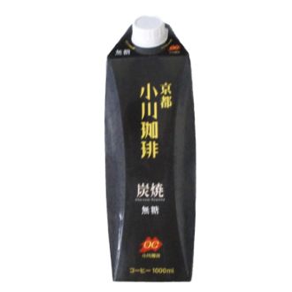 小川珈琲　炭焼コーヒー無糖　１箱（6本セット）