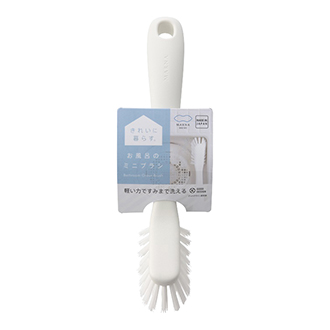 【MARNA】マーナ お風呂のミニブラシ ホワイト